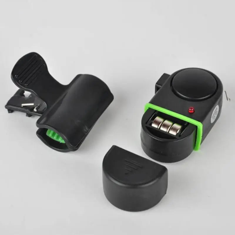 1Pcs Black Electronic Night Bite Fishing Alarm Alert Light Bell Clip on Rod Outdoor Fishing Alarm For Fishing