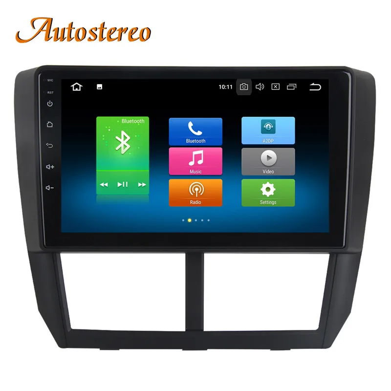 Car No DVD player GPS navigation Android 9 For Subaru Forester Impreza 2008-2013 Auto multimedia radio tape recorder head unit