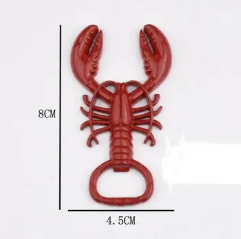 

50pcs Lobster Shape Bottle Opener Beer Bottle Opener Cap Bottle Openers for Funny Gifts Bar Accessories Kitchen Tools