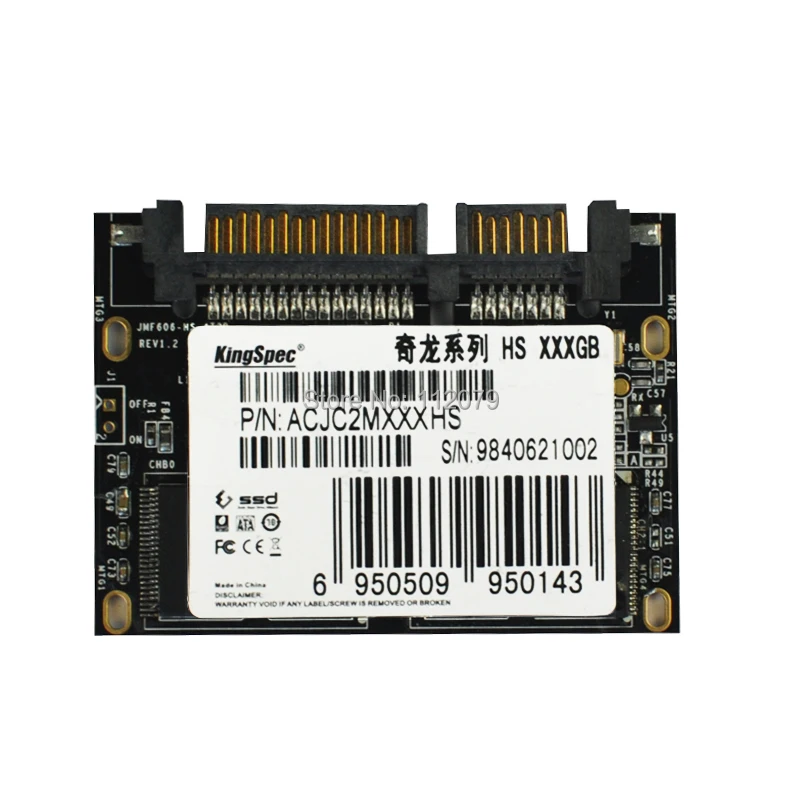 Новые Kingspec 1.8 дюймов SATA3 64 ГБ SSD Половина тонкий (ACJC2M064HS) твердотельный накопитель