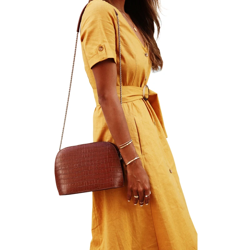 

Bohemian Buttons Bandage Mid Calf Dress Women Striped Yellow V-Neck Sashes 2019 Vacation Sundress Beach Summer Girls Dress GV476