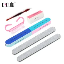 Профессиональный дизайн ногтей инструменты для макияжа пилки для ногтей кисть для кутикулы Губка для полировки маникюр; педикюр; полировка