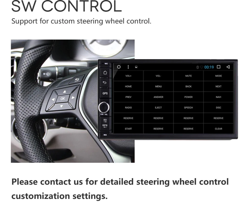 Sale 2din Android 8.1 Car GPS Navigation Autoradio System For Nissan Toyota Suzuki Hyundai Honda Support DAB DVR TPMS OBD 4G 5