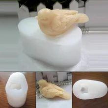 3D птица Свеча Плесень DIY ремесло Силиконовые ручной работы формы Воробей Тип Плесень для мыла ручной работы смолы 104*43*49 мм