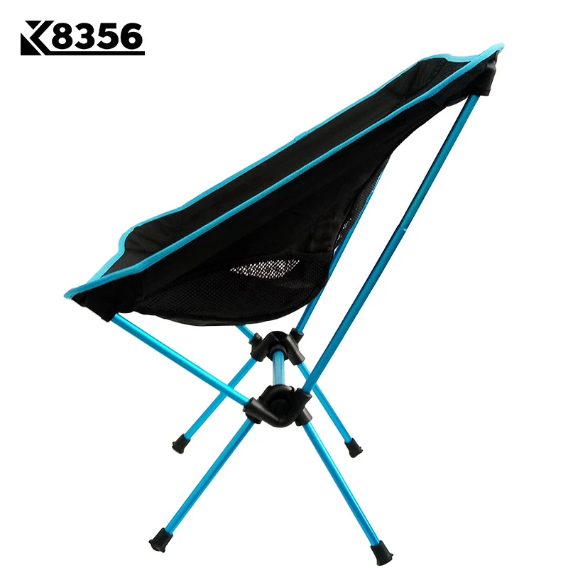 K8356 الساخن بيع 4 ألوان خفيفة للغاية سبائك الألومنيوم كرسي قابلة للطي للجلوس في الهواء الطلق الصيد كرسي المحمولة الظهر للشواء كرسي تخييم