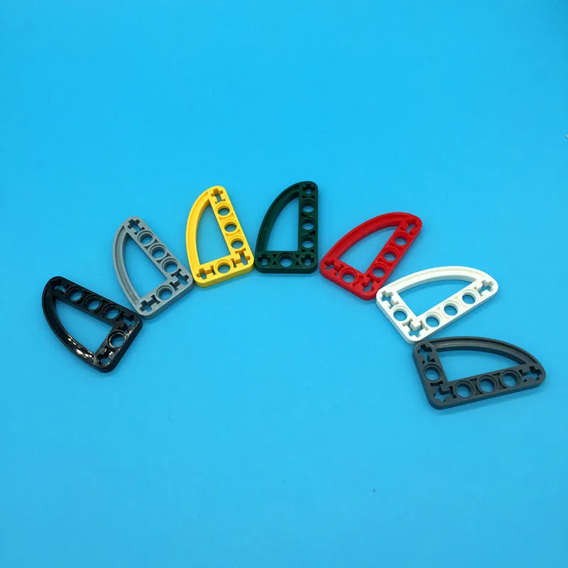 

20Pcs/lot Technic Beam 3*5 L-Shape With Quarter Ellipse Thin parts/mechanical DIY Block brick set Compatible with No.32250 Parts