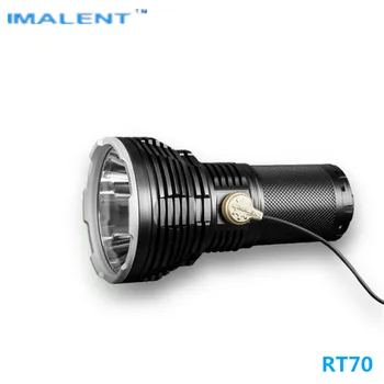 

Imalent RT70 5500lm Magnetic LED Rechargeable Flashlight 903m 18650 Jungle Search Light IP68 Portable Flashlight