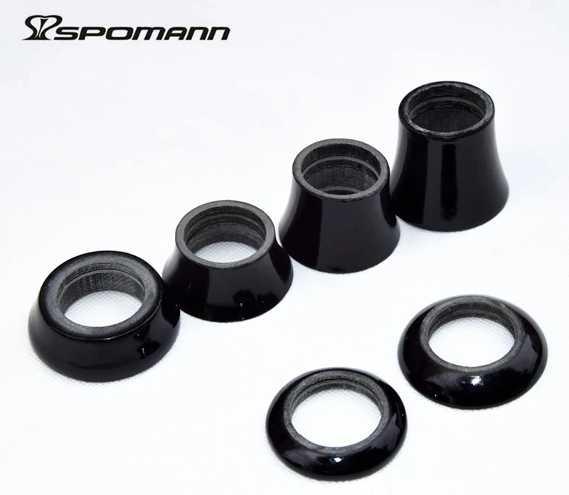 Carbon fibre headset washer taper spacer mountain road bike headset