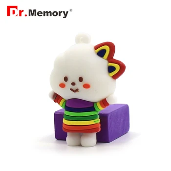

Cute Cartoon Fluffy Cloud USB Flash Drives 64GB Lovely Pendrive 16GB 32GB Personalized Creative Memory Stick Pen Drive Best Gift