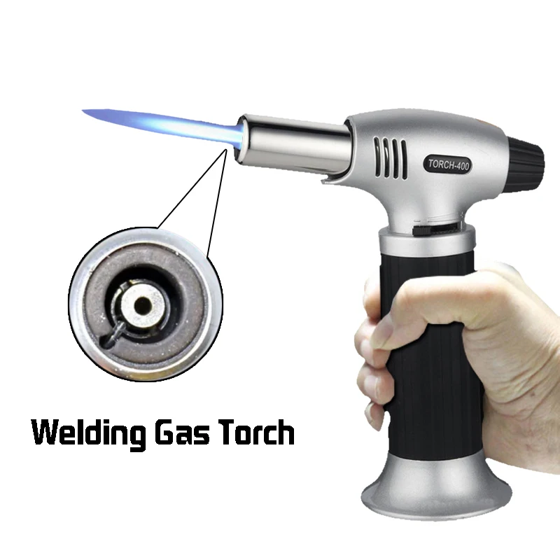 

New Multifunction Portable Welding Gas Torch Hiking Camp Fire Starter Maker Auto Ignition Weld Flame Gun Kit