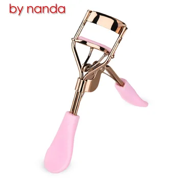 

YOKPN 1 Pcs Rose Gold Eyelash Curler Pink Handle Delicate Women Eyelashes Curler Curling Fake Eyelashes Clips Cosmetics Tools