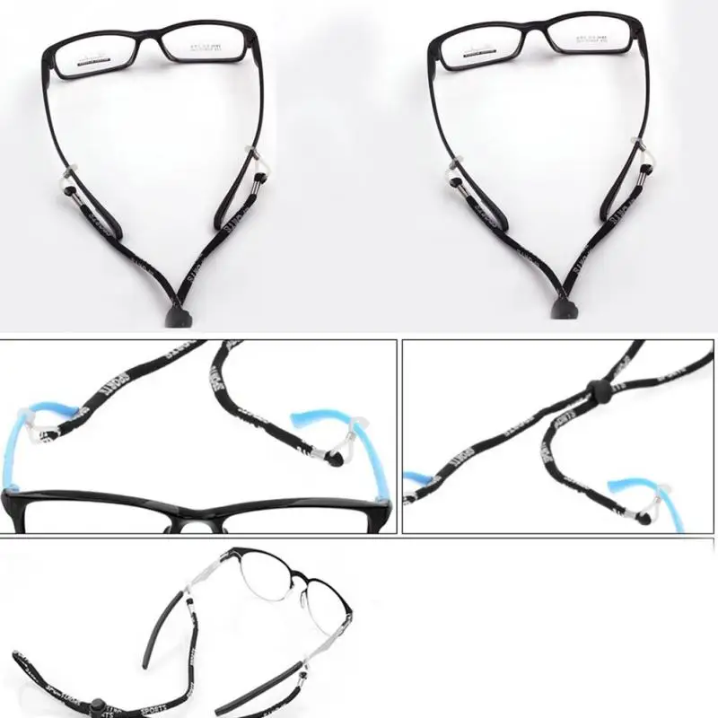 2 шт. мужские женские спортивные Sunglasse неопреновые очки плавающий ремень на голову шнурок шеи шнур анти-скольжения Веревка#1106