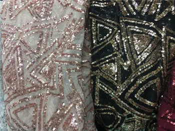 

4 colors option High quality JRB-62907 top sale nice looking French tulle embroidery lace fabric with sequins