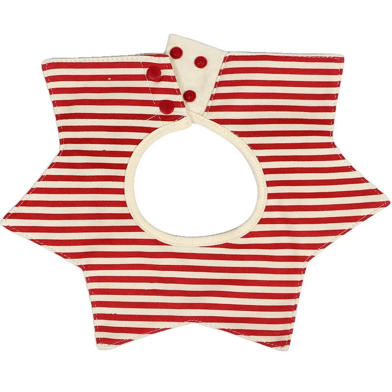 Baby Bibs Kids Baby Accessories Four-layer Waterproof 360 Degree Flower Baberos Baby Stuff Saliva Towel