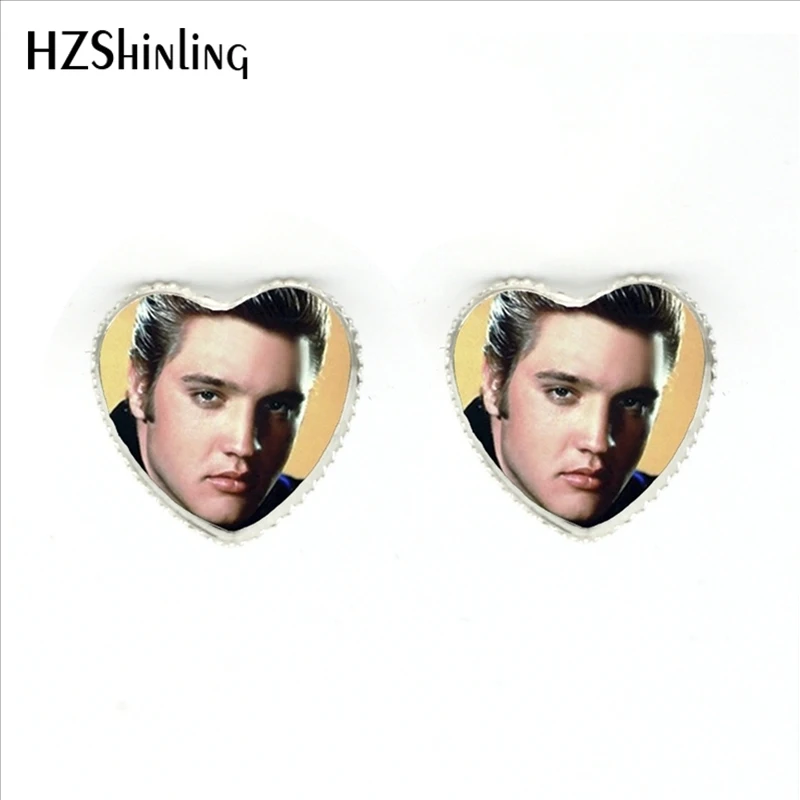 Ее 0016 новый дизайн Elvis Presley серьги в форме сердца ювелирные изделия рок Звезда