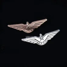Новое прибытие винтажный CAAC летный значок мини медаль булавка, бронзовый/серебряный цвет, подарок для пилотов авиационных любителей траверлеров