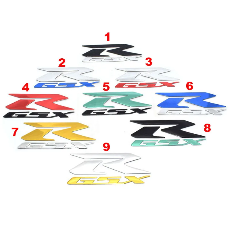 

Pair GSX-R 3D Battery Cover Emblem Side Panel Badge Sticker Decal Logo for SUZUKI GSXR GSXR1000 K8 K9 K10 K11 GSXR1300 GSX1300 R