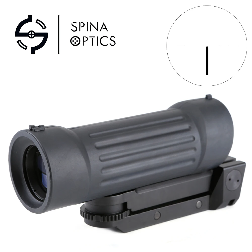 

SPINA OPTICS 4X Riflescope Red Dot Sight BD1410 M249 Rifle Scope for Outdoor Hunting
