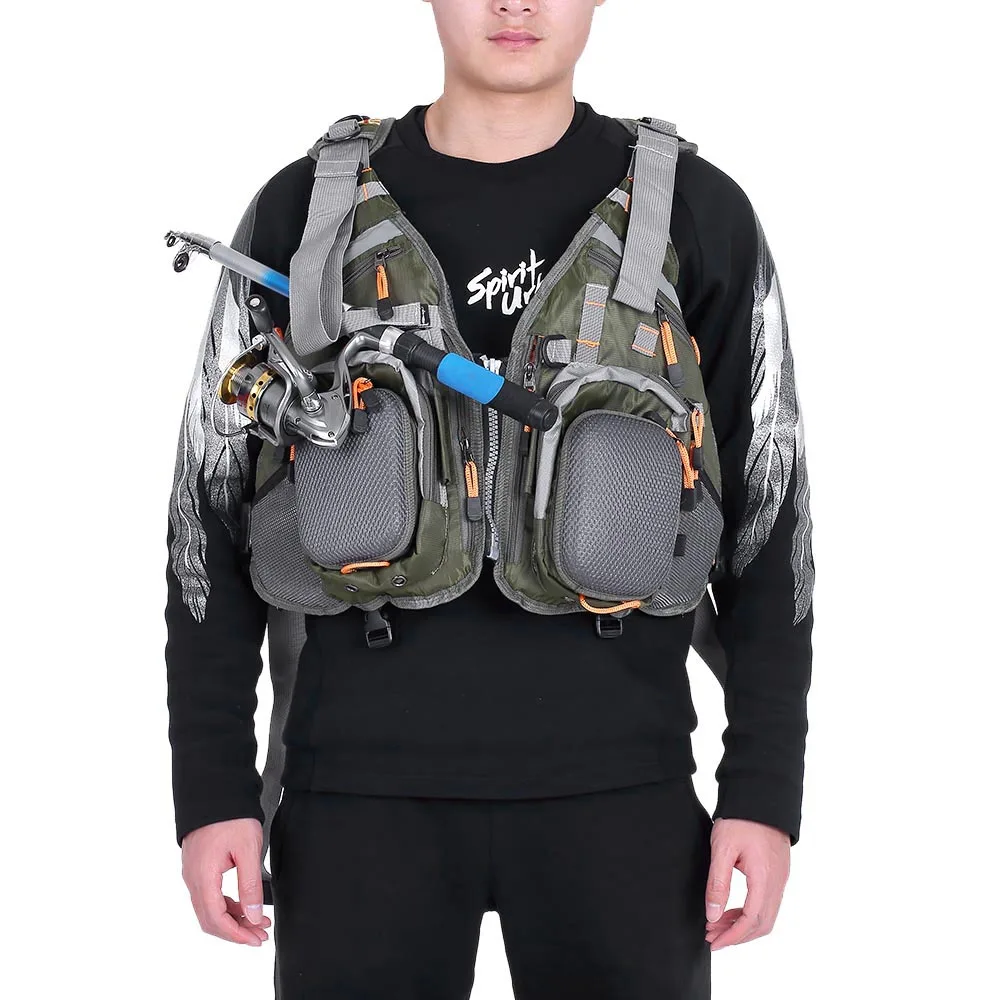

Lixada Outdoor Sport Fishing Life Vest Life Vest Fish Safety Life Vests Swimming Sailing Boating Kayak Floating Safety Device