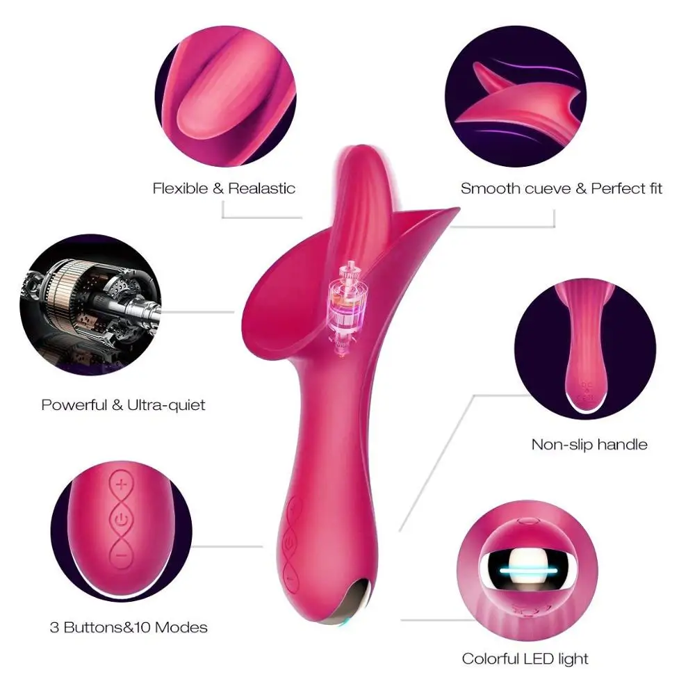 Вибратор для женщин BODYPRO стимуляция точки G и клитора перезаряжаемые Мягкие