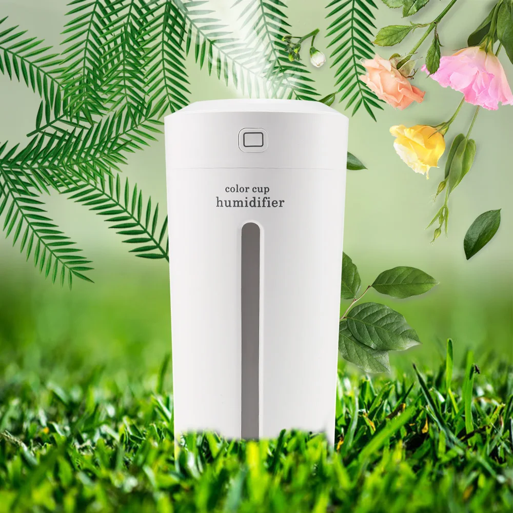 

Portable Humidifier Multicolor Cup Humidifier Electric Air Purifier Keeps Rooms And Offices Fresh Essential Oil Aroma Diffuser