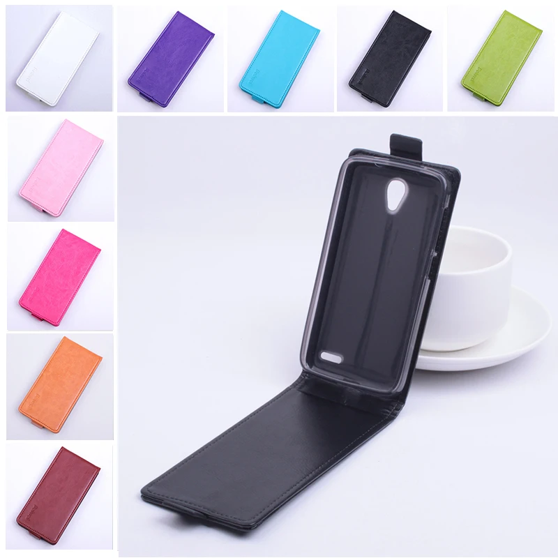 

Luxury Flip Leather Cover Case for Alcatel One Touch Pop 2 Pop2 M5 4.5 To 5042 5042X 5042D 5042A 5042W Vertical Back Cover