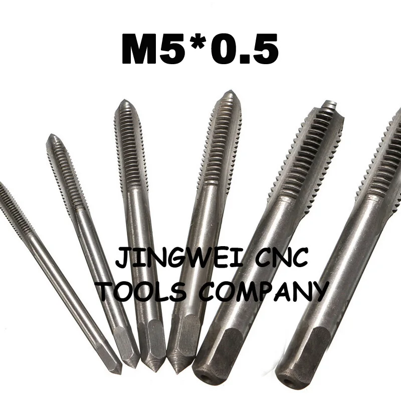 HSS Machine Tap M5X0.5 fine pitch, screw machine taps with straight