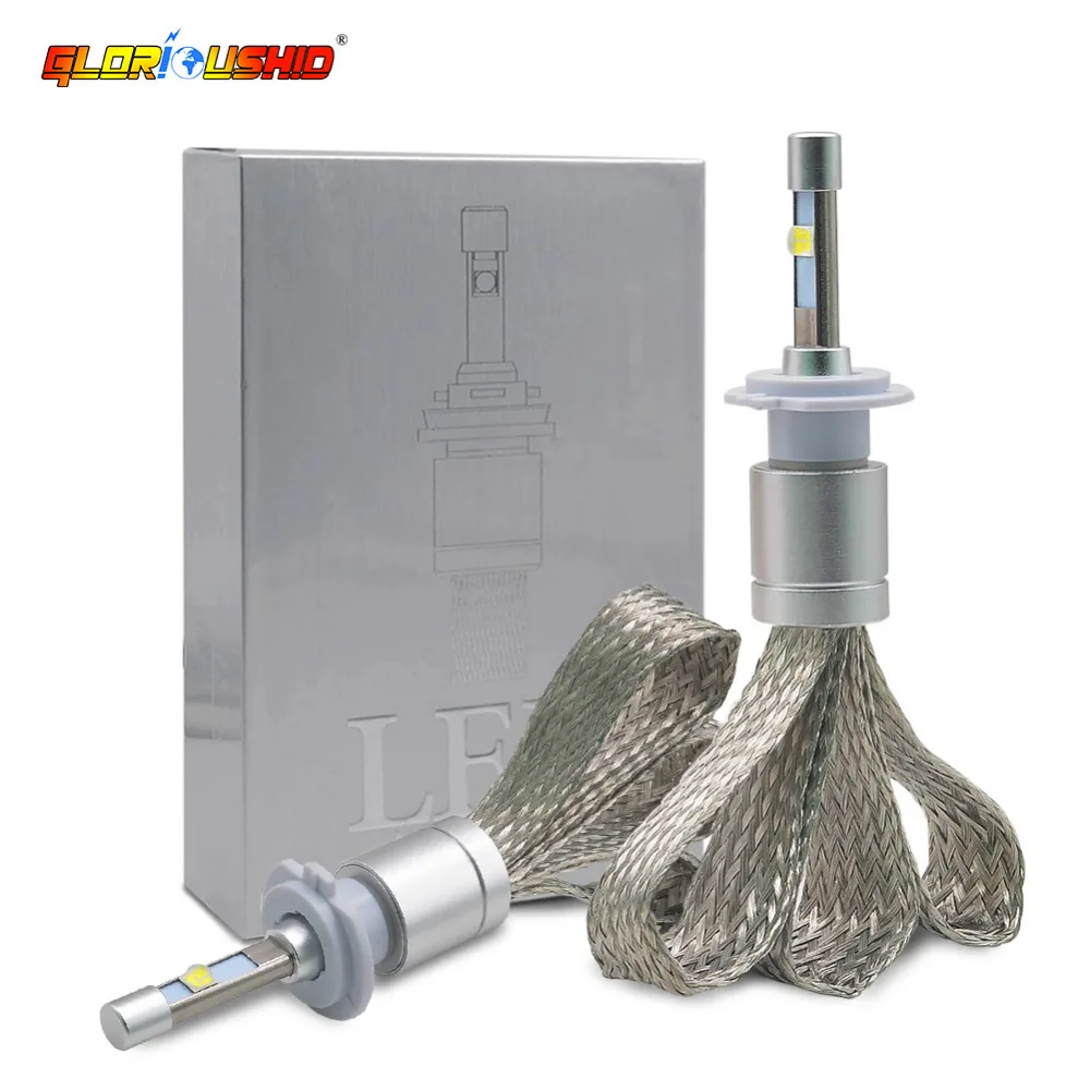 

Led H4 H7 H3 H11 H8 H9 9005 HB3 9006 HB4 Headlight Bulbs 80W 9600LM Automobile headlamp Fog Light 6000k White Car Lamp