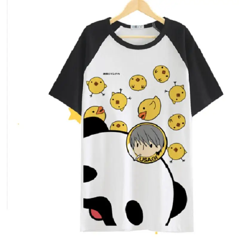 

Junjou Junjo Romantica Usami Akihiko Casual chicken lolita kawaii tshirt QMilch Short Sleeve t-shirt tee
