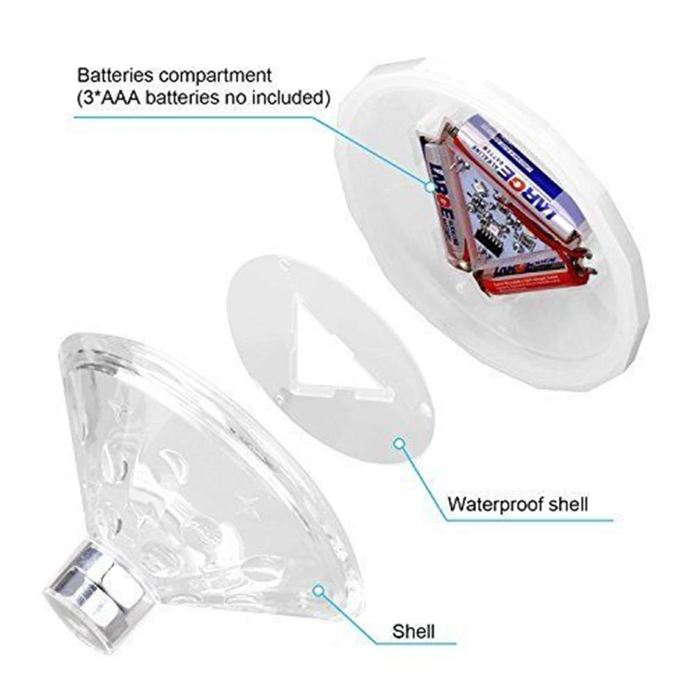 Бассейн свет плавающий подводный светодиодный диско-свет Туалет ночник шоу Бассейн горячая ванна светильник для спа lumiere диско piscine