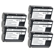5 stks/partij EN-EL15 EN EL15 ENEL15 Camera accu voor Nikon D600 D610 D600E D800 D800E D810 D7000 D7100 d750 v1 MH-25