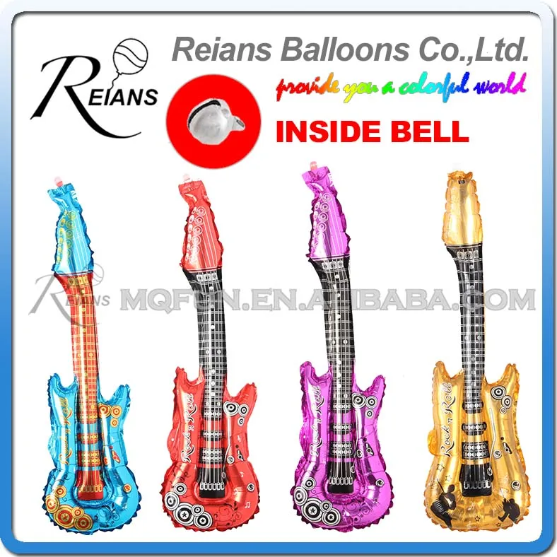 

Wholesales 200pc Guitar foil cartoon globos air balls kids toys happy birthday Balloon decoration inflatable toys party supplies