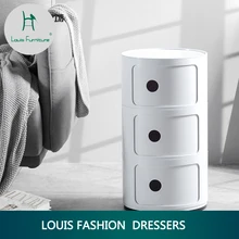 Луи Мода тумбочки простой современный креативный прикроватный Шкаф простой для хранения спальни Мини Круглый прием
