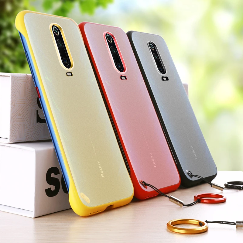 Ультратонкий Тонкий матовый чехол для Xiao Mi Redmi K20 Pro K20Pro прозрачный с веревкой