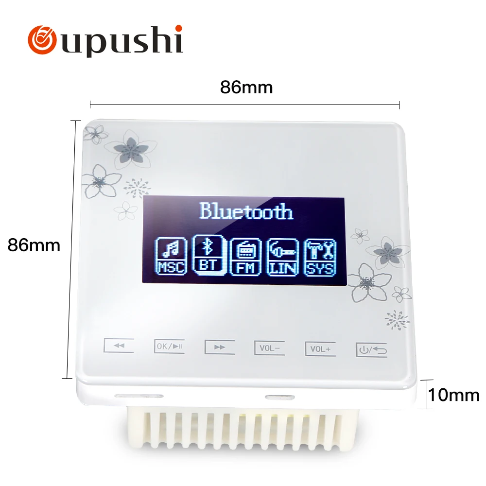 Комплект потолочных динамиков Oupushi A0 + CA024 5 10 Вт система PA Bluetooth усилитель