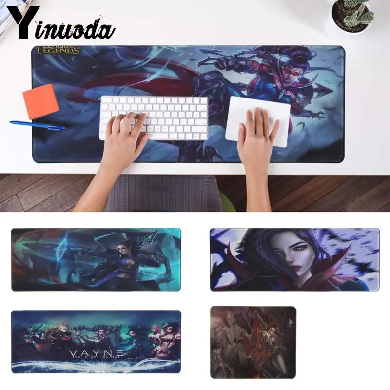 

Yinuoda Cool New best Vayne Office Mice Gamer Soft Mouse Pad Large Lockedge gaming Mouse pad PC Computer Notebook Mice Mats