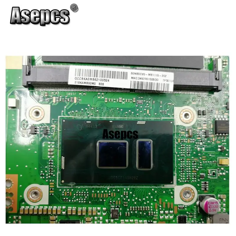 Asepcs TP501UB материнская плата для ноутбука ASUS TP501UB TP501UQ TP501UA TP501U TP501 Тесты оригинальная материнская плата 4 грамма I7-6500U GT940M