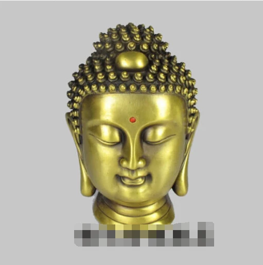 

7" China Tibet Bronze Buddhism Shakyamuni Hend Buddha Statue Sculpture decoration bronze factory outlets