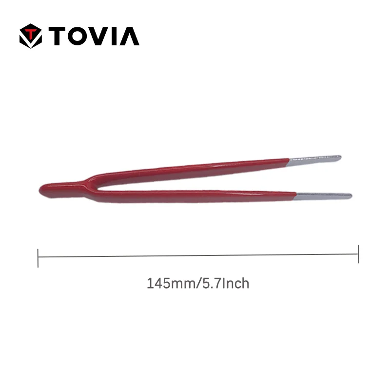 TOVIA pinzas electronica 2 piezas de precisión Industrial Pinzas Pincet Acero inoxidable ESD Pinzas herramientas de reparación de electrónica TOVIA pinzas electronica 2 piezas de precisión Industrial Pinzas Pincet Acero inoxidable ESD Pinzas herramientas de reparación de electrónica