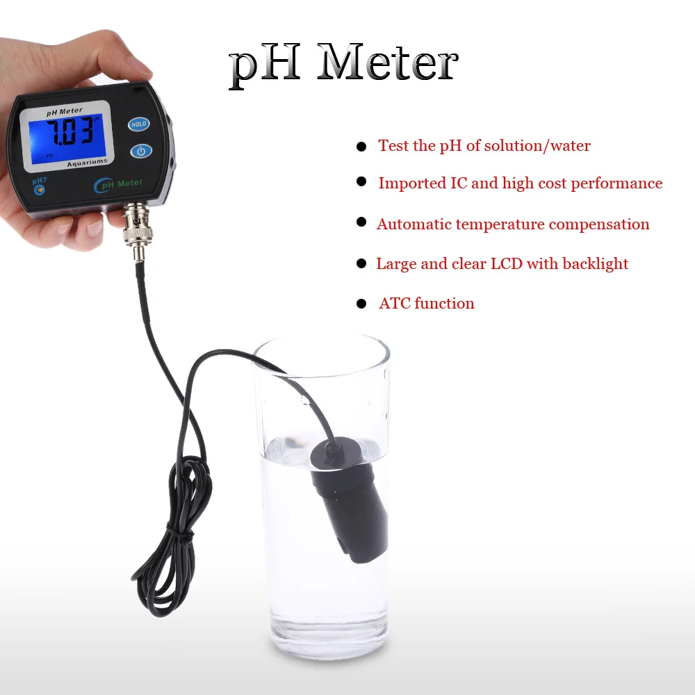 Professional pH Meter Water Quality Tester Waterproof Online Monitor