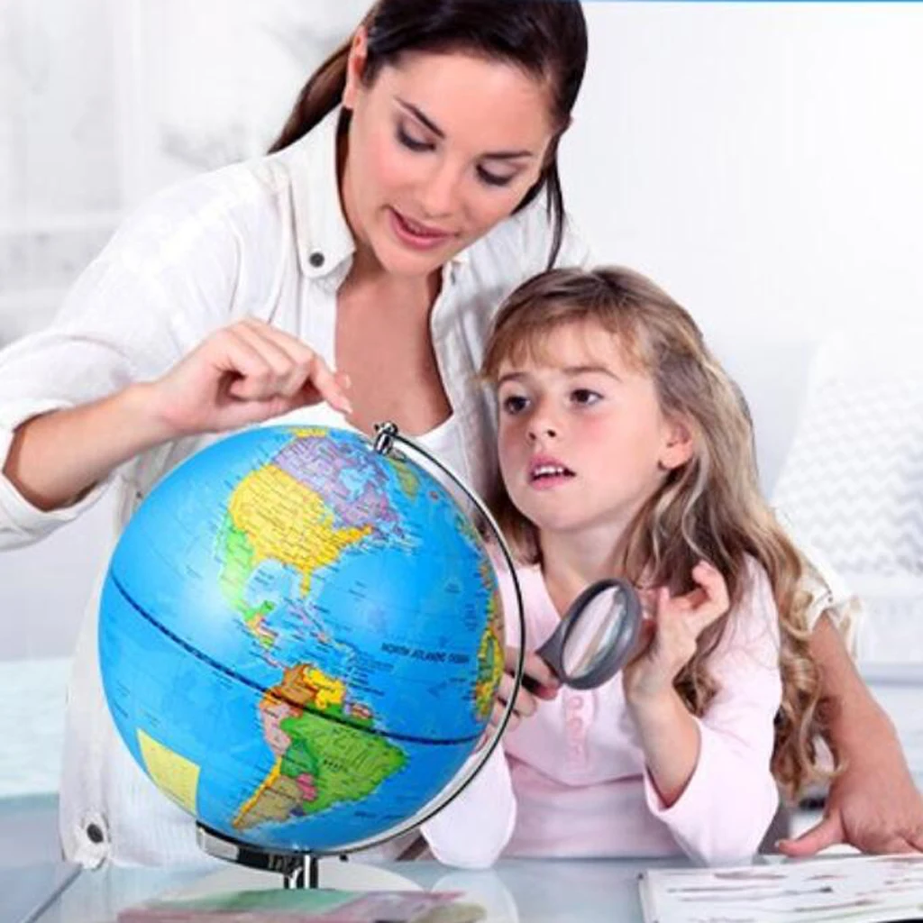 Creative Day View World Globe & LED Night View Illuminated Constellation Globe Kids Christmas School Gifts Decorative Balls