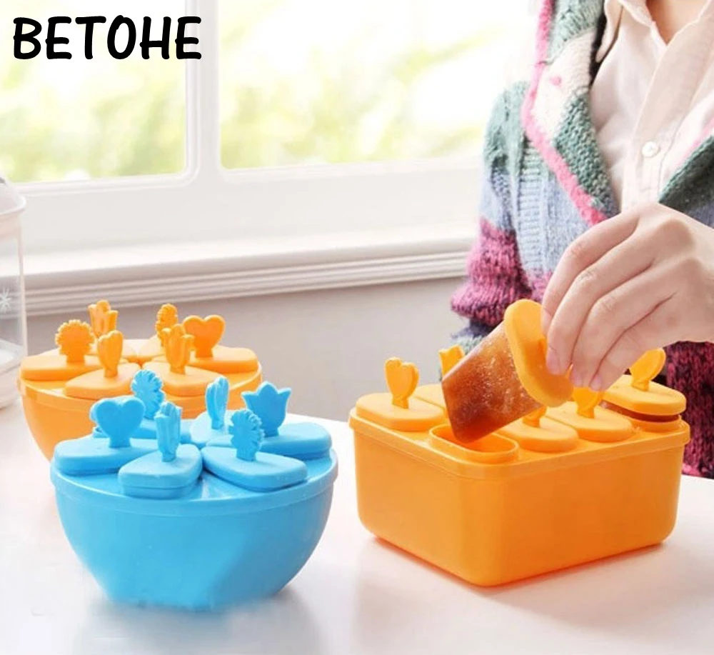 

Kitchen Frozen Ice Cube Molds Popsicle Maker DIY Ice Cream Tools Cooking Tools For Making Ice Cream
