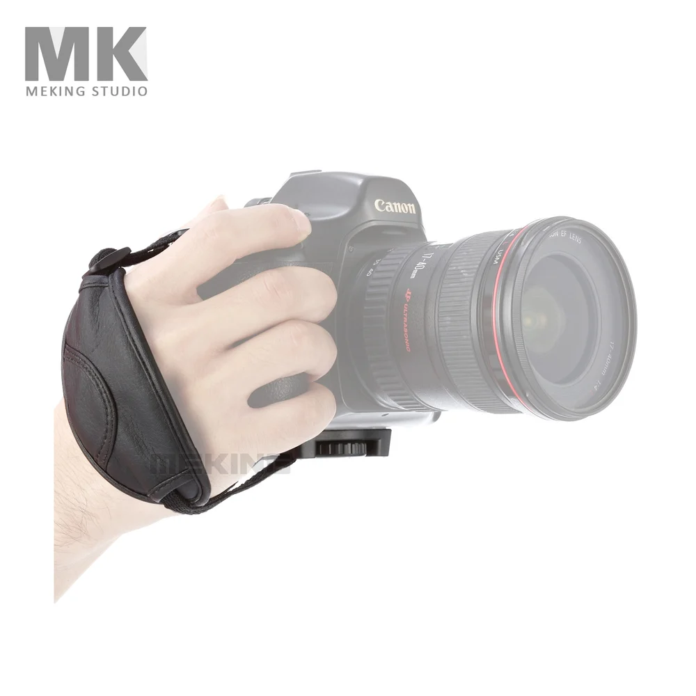Meking PU ремешок для камеры ручной захват ремешок для Nikon Canon sony DSLR камеры Аксессуары для фотографии