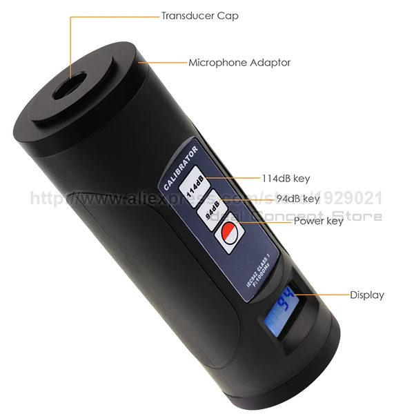 4-Ideal-Concept-sound-level-calibrator-ND9B-Parts