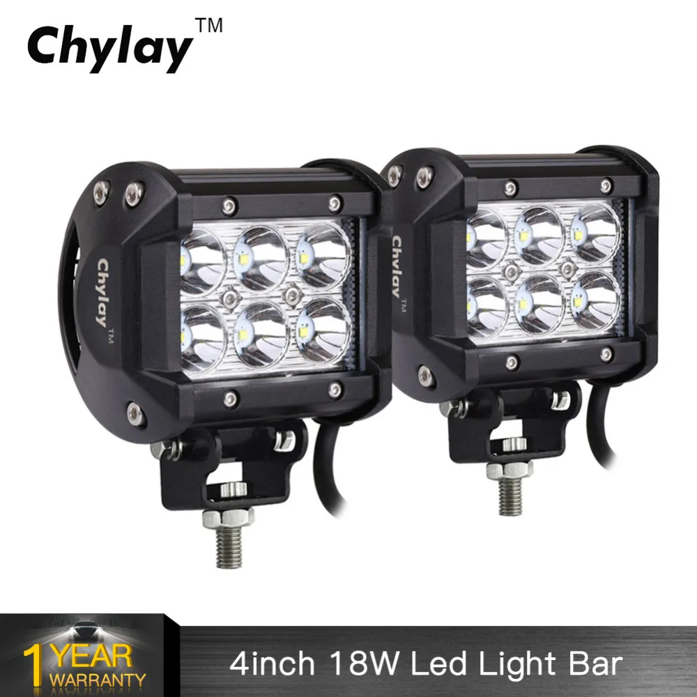 

2pcs Led Light Bar 4inch 18W Spot Car Led Work Light Off Road Lighting Truck SUV car fog light bulb Driving Lamp led worklight