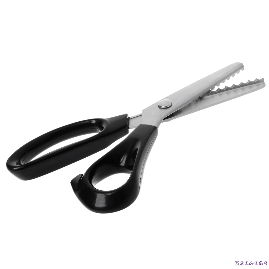 Zig Zag швейная Cut пошив одежды портной сдвига Scissor Leather Craft зубы круг