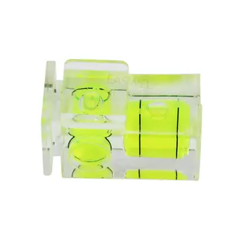 

50pcs TWO AXIS DOUBLE BUBBLE SPIRIT LEVEL FLASH HOT SHOE MOUNT FOR DSLR CAMERA