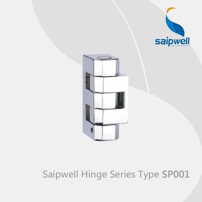

Saipwell frameless glass cabinet door hinge CE&RoHS SP001 in 8-PCS-PACK
