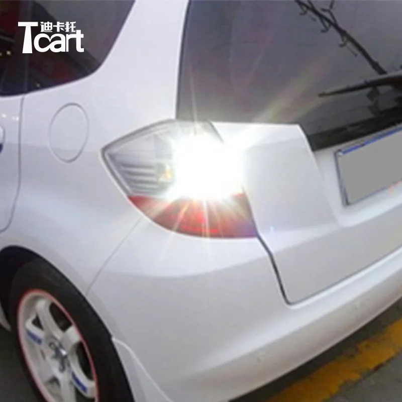 Tcart 2 шт. авто светодиодный лампы T25 3157 для dvd-плеер для Toyota Venza аксессуары стоп-сигнал поворота заднего хода автоматическая лампочка Светодиодные Автомобильные фары