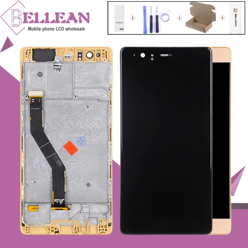

HH Replacement For Huawei P9 Plus LCD Display P9 Plus Lcd With Touch Screen Digitizer Assembly With Frame Free Shipping+Tools
